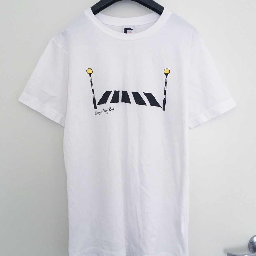 The Beatles Abbey Road Studio Crossing Cotton Tee T-shirt